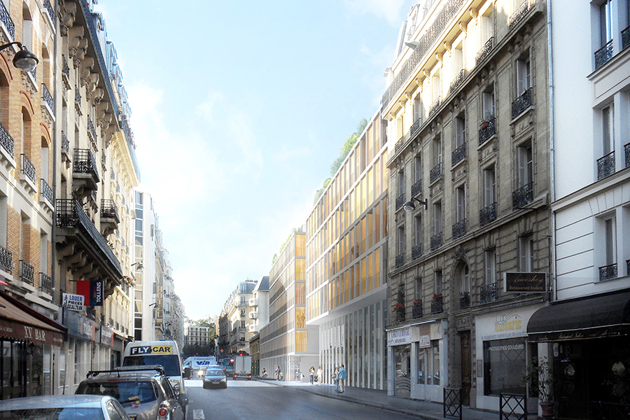 CAB-NIV-Logements sociaux rue de la Croix Nivert à Paris - 2009