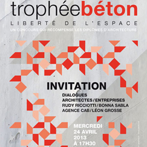 Trophée béton