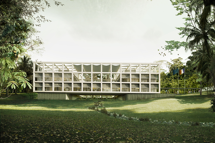 CAB ARCHITECTES - AMBASSADE DE FRANCE AU GABON - 2014