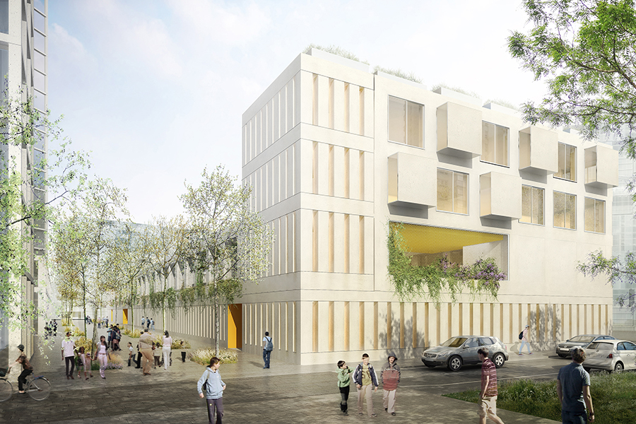 CAB ARCHITECTES - Groupe scolaire Chapelle International - 2015