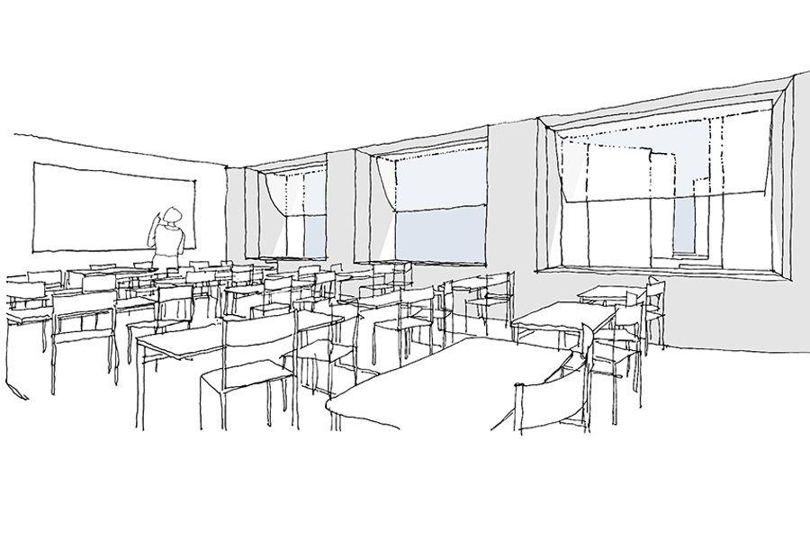 CAB ARCHITECTES - Groupe scolaire Chapelle International - 2015
