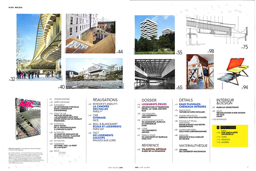 CAB ARCHITECTES - AMC 412 - MAI 2016