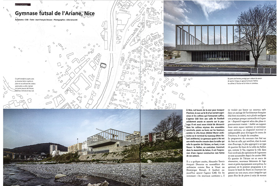 CAB ARCHITECTES - D'A n°244-MAI 2016