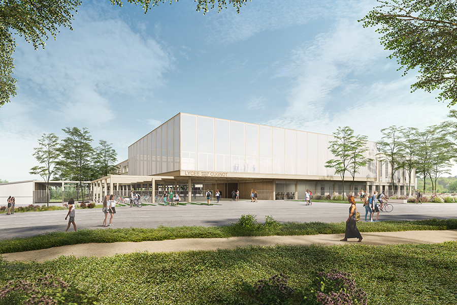 CAB ARCHITECTES - Lycée Cugnot à Neuilly-sur-Marne