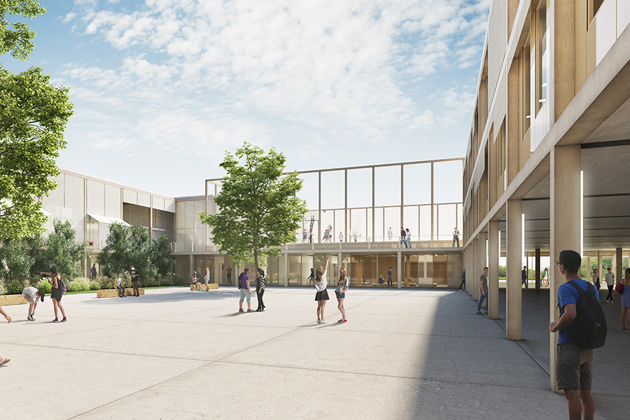 CAB ARCHITECTES - Lycée Cugnot à Neuilly-sur-Marne